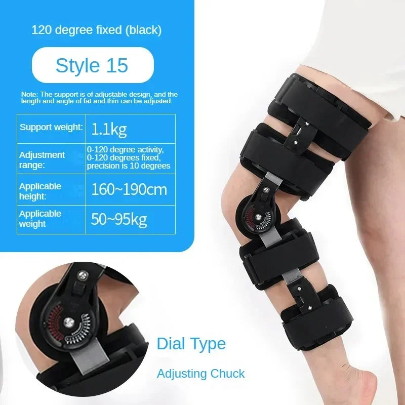 Orthèse de pied réglable pour le rinçage du genou, orthèse des membres inférieurs, protecteur de fracture, soutien des articulations des jambes, soins génitaux ligamentaires