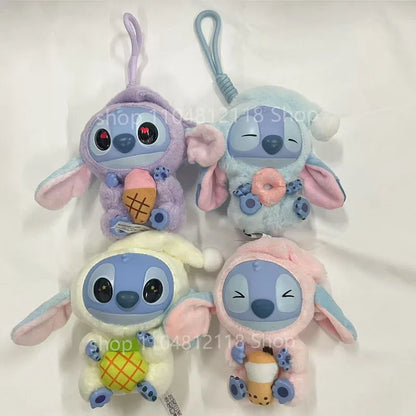15CM New Stitch Eat Something Before Sleep Series Blind Box Plush Dolls Pendant Cute Doll Ornament Mystery Box Surprise Toy Gift