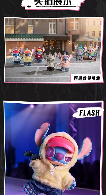 MINISO Stitch Gen Z Street Series Blind Box Vinyl Plush Desktop Decoration Pendant Street Stitch Surprise Gift box