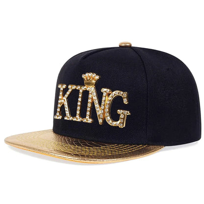 Unisex KING Letter Label Hip-hop Hats Spring Autumn Outdoor Adjustable Casual Baseball Caps Trucker Caps Sunscreen Hat