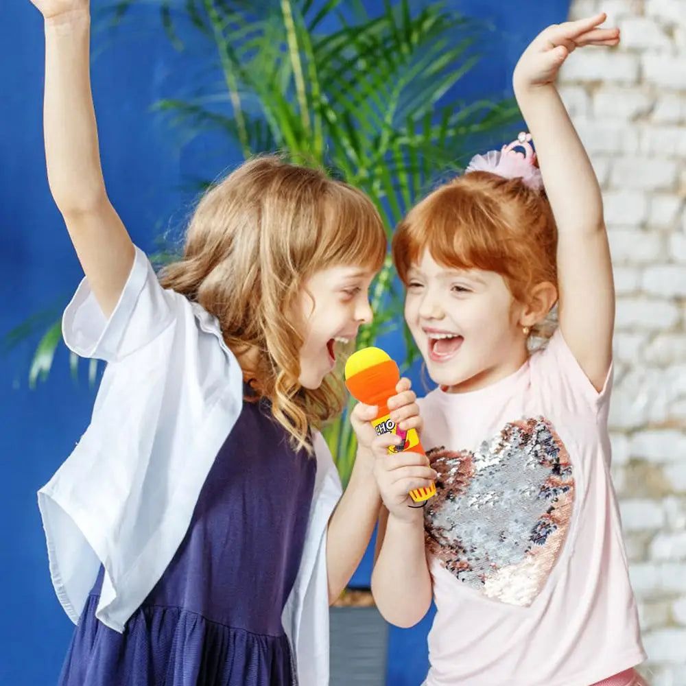 Voice Changing Microphone Toy Echo Microphone Toy Battery-Free Magic Karaoke Mic Toys Toddlers Voice Amplifying Pretend Toy