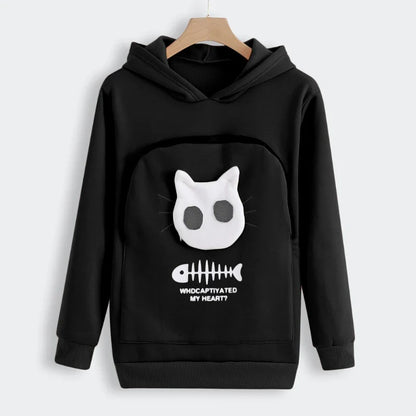 Hot Carry Pet Pocket Sweatshirt Winter Animal Pouch Hood Tops Kat Hond Keep Warm Ademend Hooded Kat Carriers Zakken Kat levert