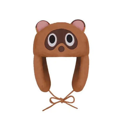 New Hot Winter Kuromi Spider Man Stitch Violent Bear Cartoon Hat Popular Man Women Cute Warm Ears Protection Hat New Year Gifts