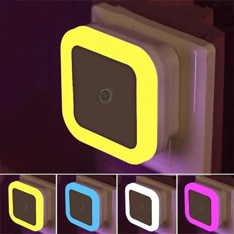 Mini veilleuse LED sans fil avec capteur, prise EU/US, éclairage décoratif pour chambre d'enfant, salon