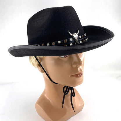 Chapeau de cowboy LED télécommandé pour femmes et hommes, chapeaux de cow-girl occidentaux, robe de l'ouest, vêtements de sauna scintillants pour Halloween, casquette unisexe, mode