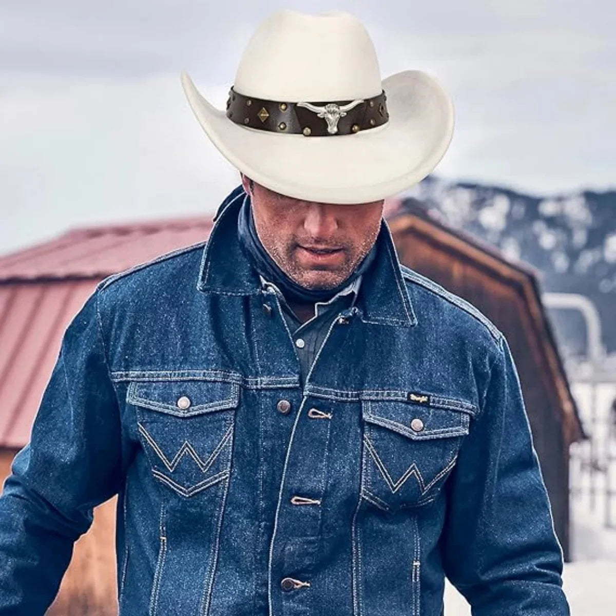 Nouveau Chapeau de Cowboy de Style Occidental pour Hommes et Femmes Chapeau de Gentleman Rétro à Large Bord Chapeau de Cowgirl Jazz Chapeaux de Soleil Tendance pour l'Été