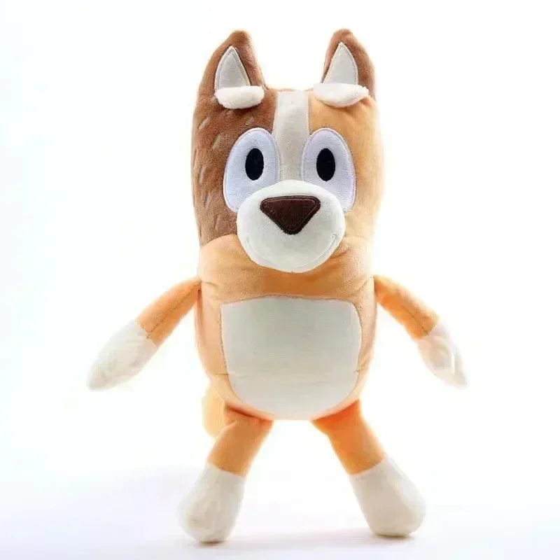 Family Stuffed Animals 17/28cm – Cartoon Dogs, Soft Plush Toys, Great for Birthdays and Christmas Gifts