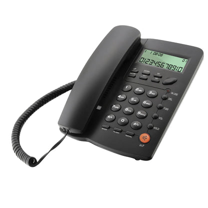 Corded Phone With Caller ID Display Desk Wired Fixed Phone Telephone For Home Or Office Landline Telephone Desk Phone
