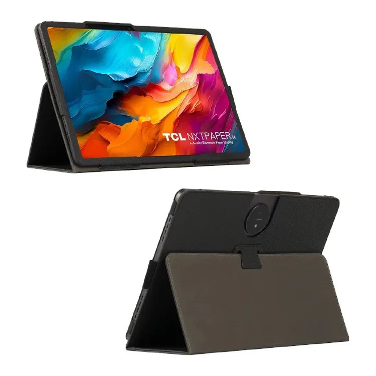 Case For TCL NXTPAPER 14 Case 9491G 14.3" Tablet PC Magnetic Cover with Hand Strap PU Leather Flip Book Funda