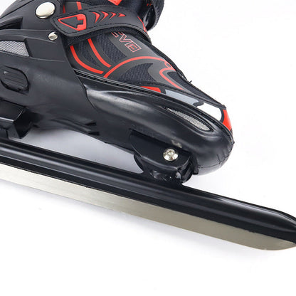 Professional Ice Hockey Skates, Ice Skating Blade Shoe, Mayor Thermal Inner, Adults, Teens, Kids, Adjustable Size