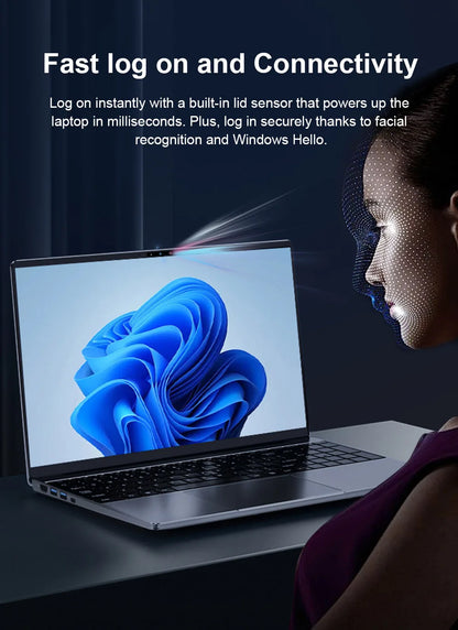 Ninkear N16 Pro Laptop, 16'' 2560*1600 IPS Screen 165Hz Refresh Rate, Intel Core i7-13620H 10 Cores Max 4.9GHz, 32GB RAM 1TB SSD