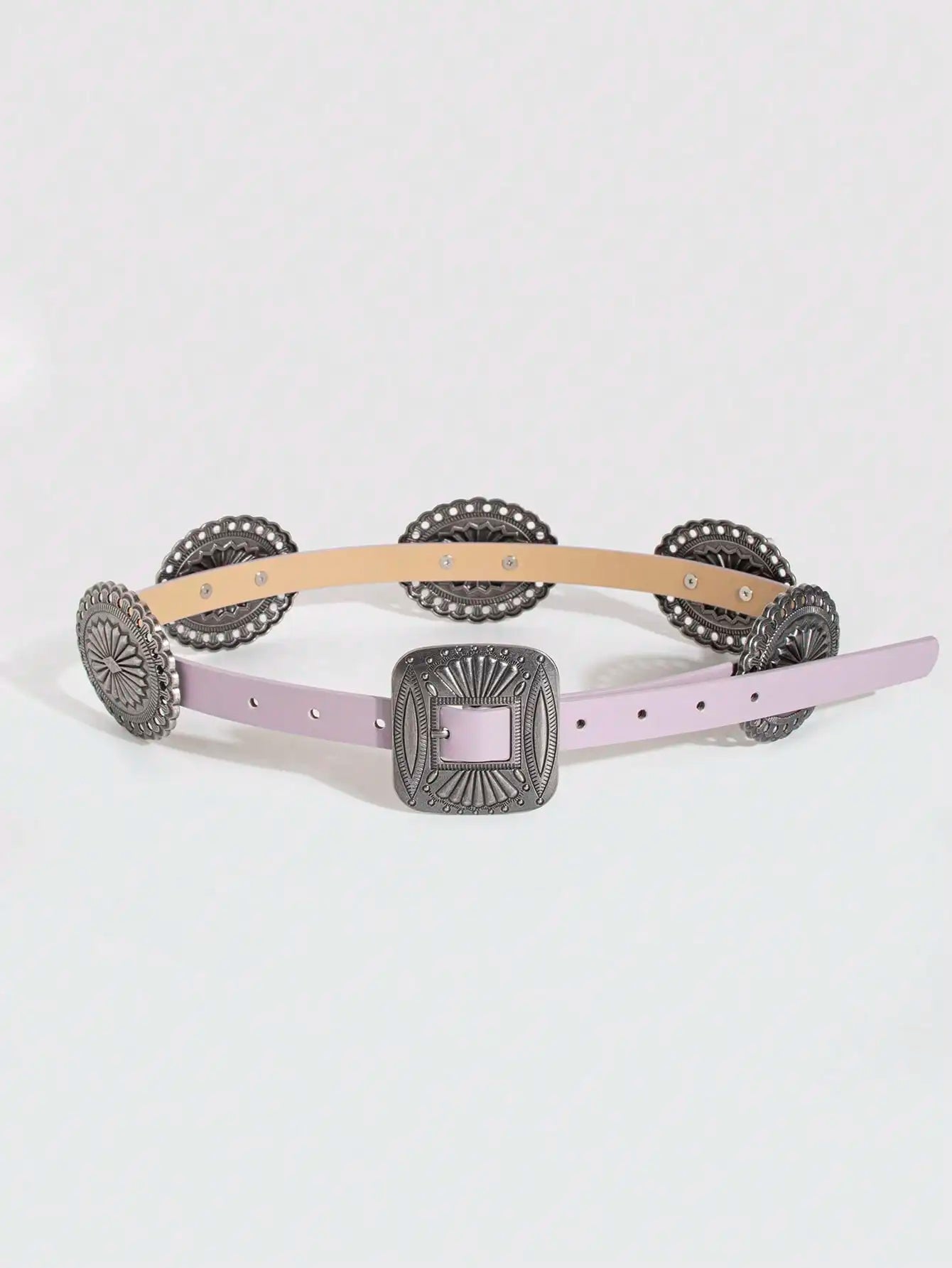 Ceinture robuste en métal sculpté pour femmes, 1 pièce, Style Punk, accessoire Cowboy Cowgirl, Boho