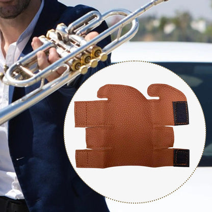Brass Trumpet Valve Casing, Portable Trumpet Valve Cover, Non-slip Protective Cover for Trumpet, protects the instrument's finish.