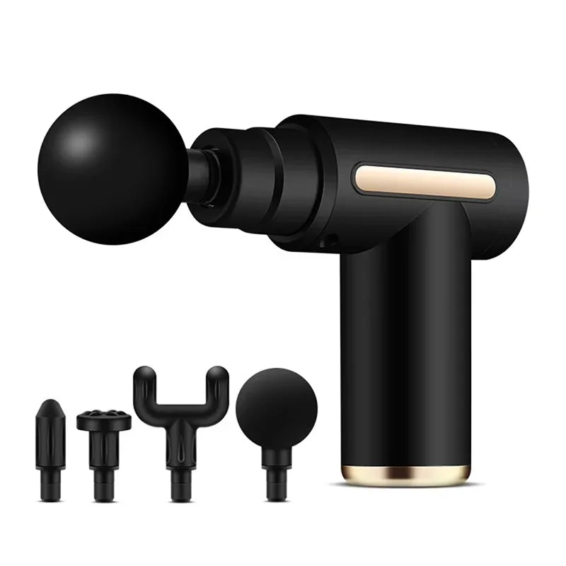 Electric Percussion Massage Gun Deep Tissue Body Massager for Neck Back Shoulder - Fitness Muscle Relaxation Tool