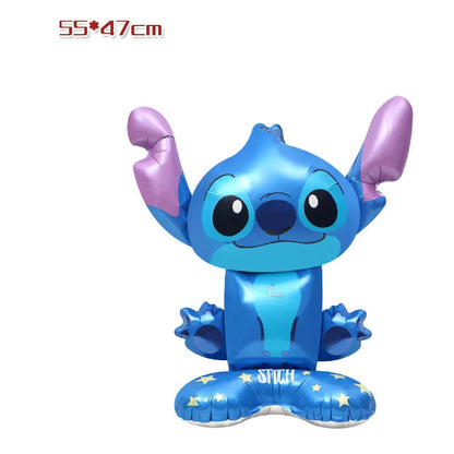 Kids First 6th Birthday Party Decorations Stitch Balloons Set Cute Globos Baby Shower Supplies Children Gifts Ballons