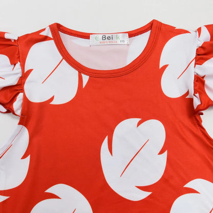 Déguisement de Lilo et Stitch pour enfants, série télévisée animée, robe hawaïenne Lilo pour tout-petits, robe d'été de voyage 2025