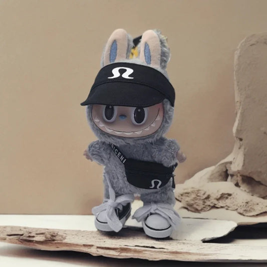 15/17cm Labubu V1 V2 V3 Doll Clothing Fashion Hoodie and Bag Korean Idol Trendy DIY Doll Clothing Accessories Toy Gift