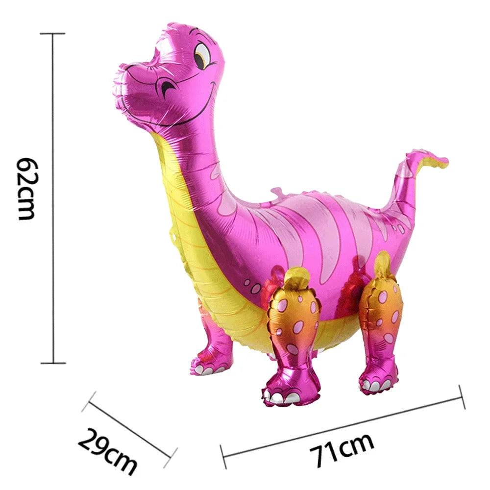 3D Self standing Dinosaur Tyrannosaurus Animal Balloons for Birthday Party Baby Shower Decoration Kit Inflatable Party Supplies