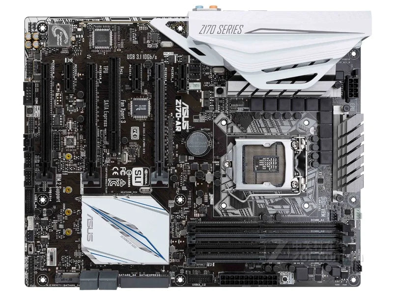 ASUS Z170-AR Motherboard M.2 NVME For Sixth Gen Core Motherboard Socket LGA1151 DDR4 Z170 Desktop  ATX Used