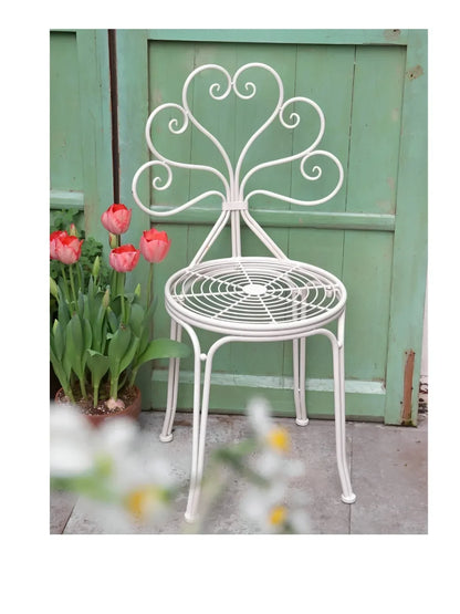 Table d'extérieur en fer européen, balcon de cour, table de terrasse, conception de dentelle, meubles de jardin, décoration de la maison, petite table basse
