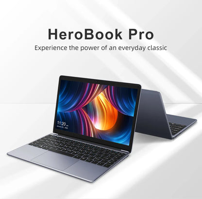 CHUWI HeroBook Pro 14.1" FHD Display Intel Celeron N4020 Dual-core 6GB RAM 128GB ROM Windows 11 Laptop with Full Size Keyboard