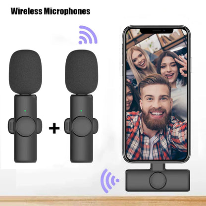Microphone Lavalier sans fil professionnel pour iPhone iPad Android ordinateur portable enregistrement vidéo en direct entretien de jeu utilisation professionnelle