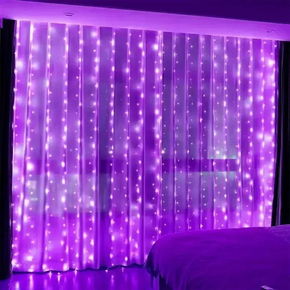 USB LED rideau chaîne lumières avec télécommande chambre vacances mariage anniversaire noël décor LED fée guirlande lampe