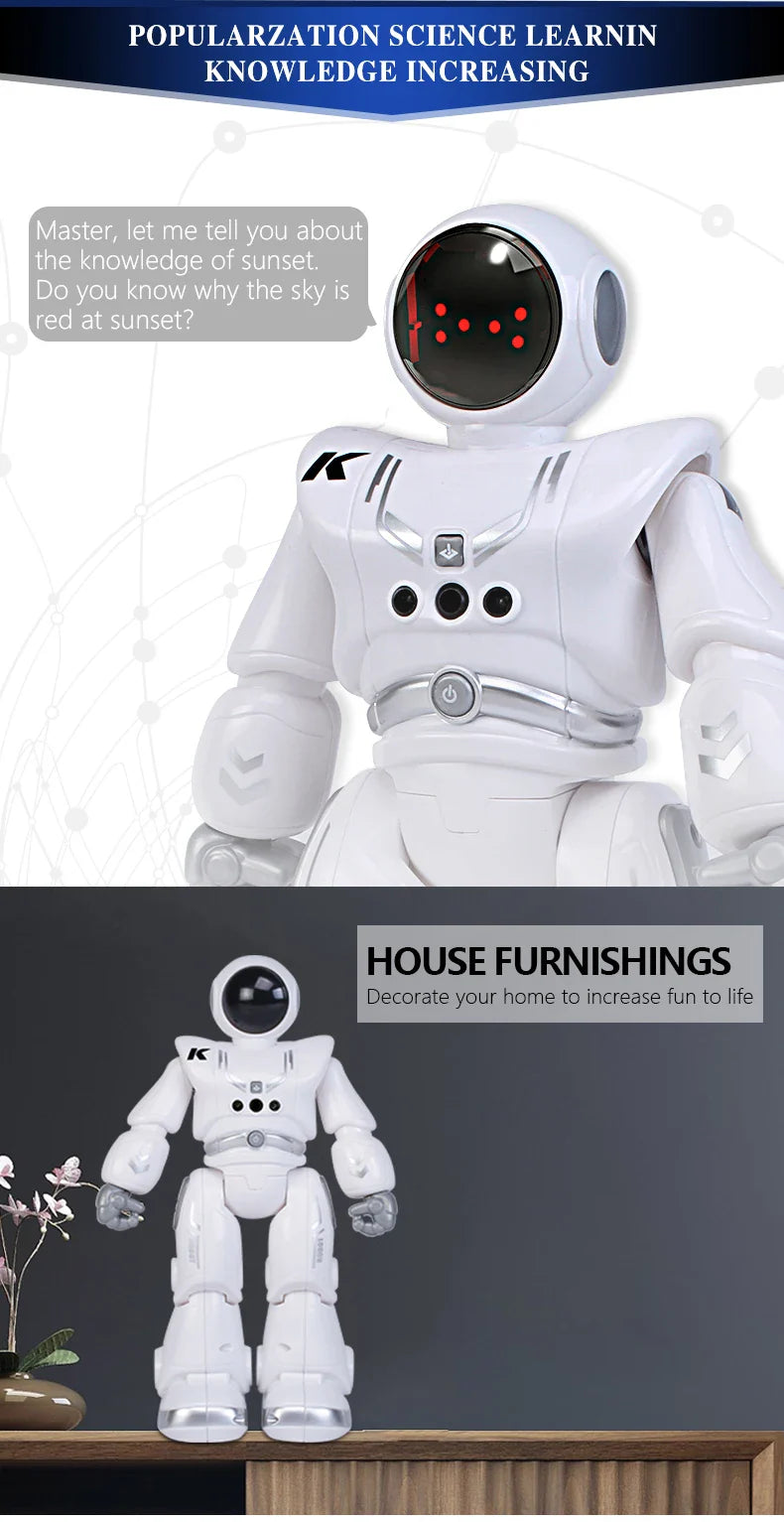 JJRC-Robot R18 avec pigments rc, présentation automatique, robot intelligent rc, capteur de geste, robots intelligents, jouets pour enfants, cadeau