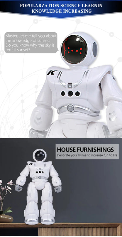 JJRC-Robot R18 avec pigments rc, présentation automatique, robot intelligent rc, capteur de geste, robots intelligents, jouets pour enfants, cadeau