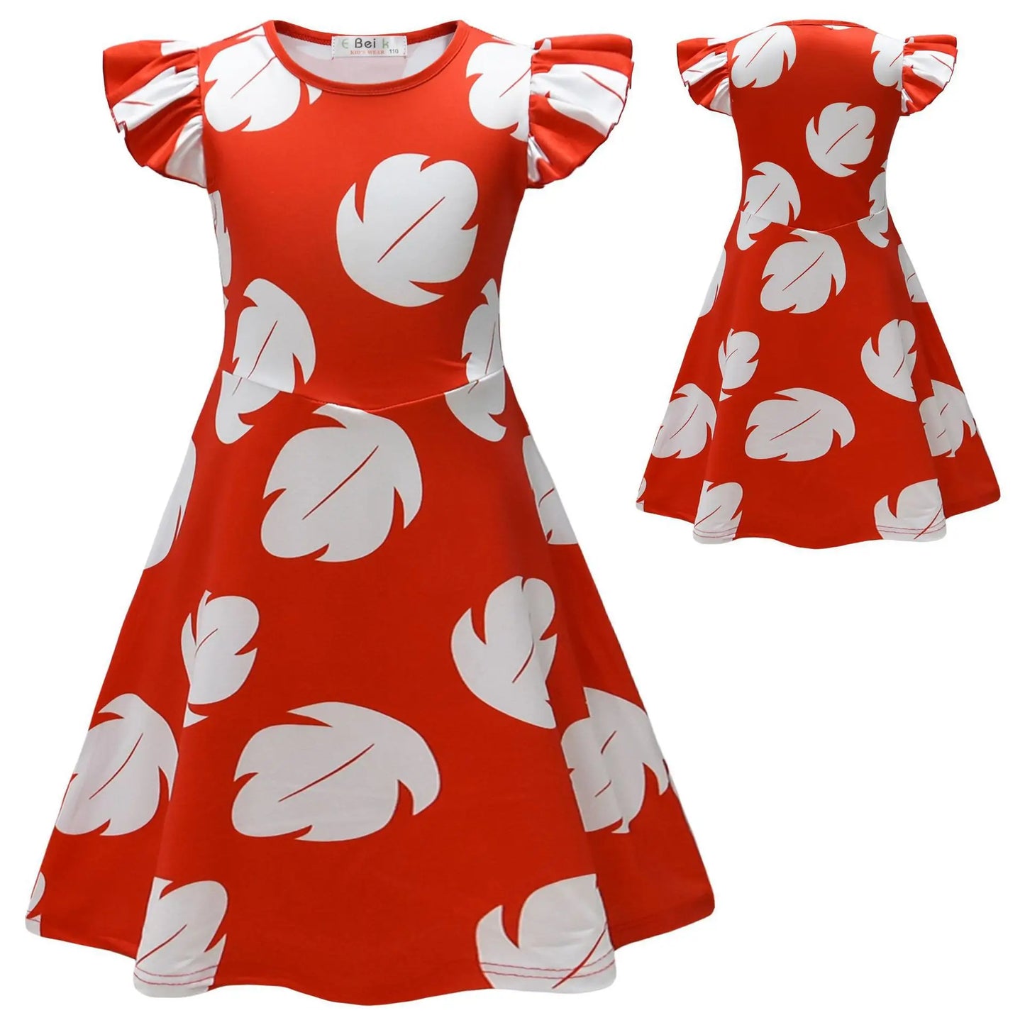 Déguisement de Lilo et Stitch pour enfants, série télévisée animée, robe hawaïenne Lilo pour tout-petits, robe d'été de voyage 2025