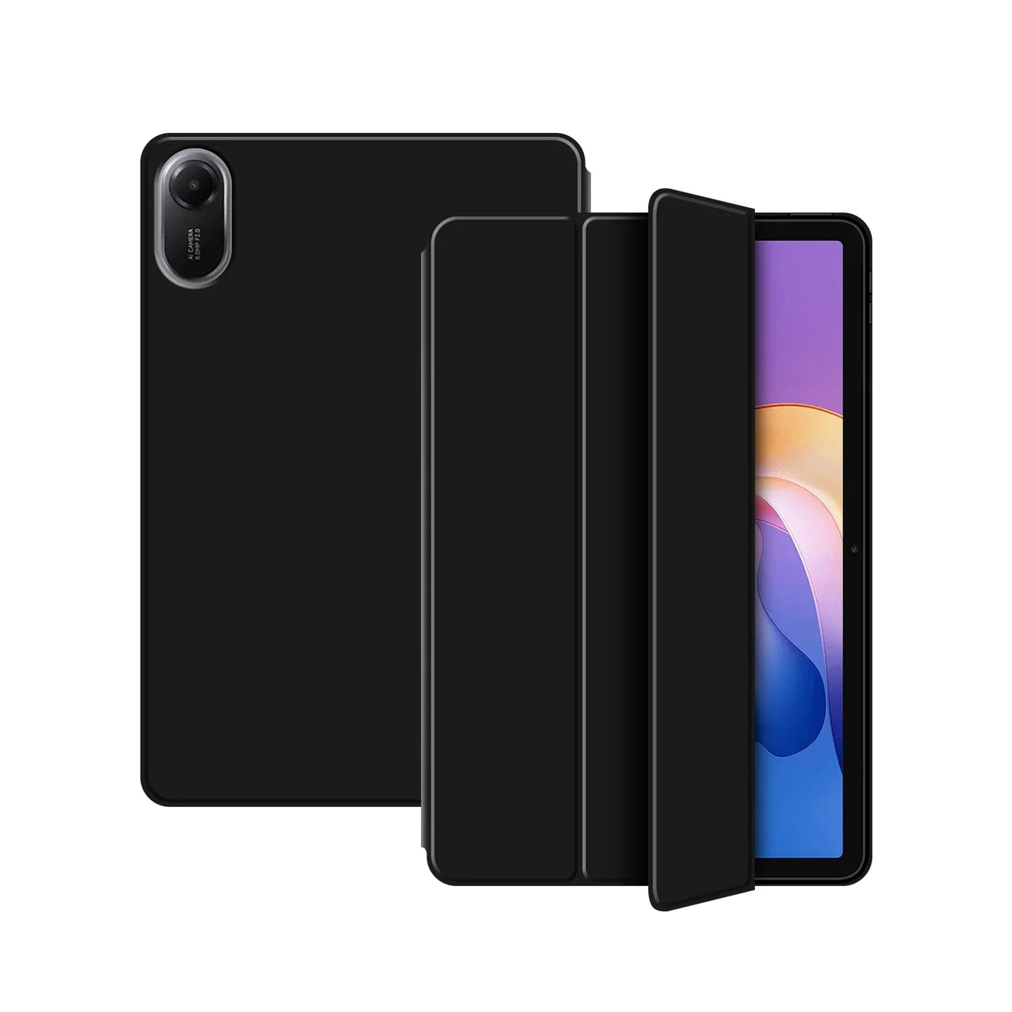 HUWEI Case For Xiaomi Redmi Pad 2 2025 Flip Stand Cover for Redmi Pad 2 Pad2 Case Red Mi Pad 2 11 inch Tablet Case TPU Shell