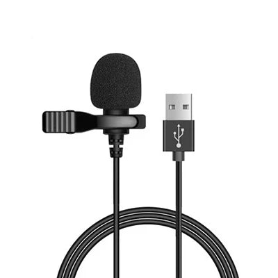 Mini Microphone USB Professionnel pour Appareil Photo DSLR, 3.5mm, à réinitialisation, Revers, Type C, pour PC, Smartphone