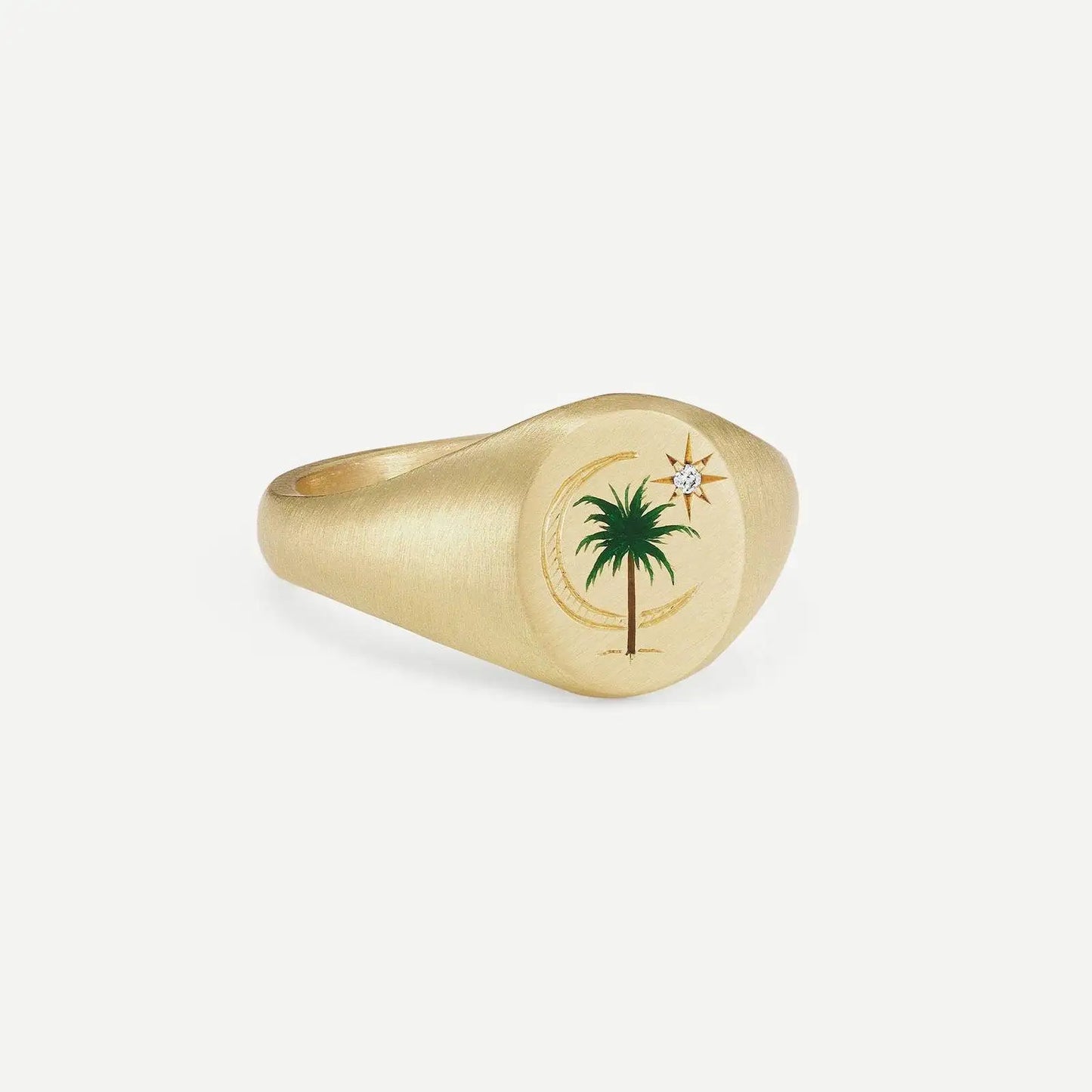 Fashionable and popular stainless steel painted ring, for Valentine's Day, Lion, Mermaid, Love, gold plated, women's jewelry, тильц®