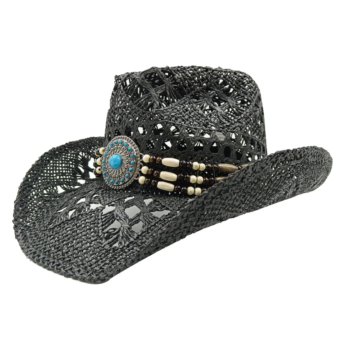 The latest Cowboy hat rose red retro straw hat 2023 new men's and women's jazz Cowboy hat straw hat sun hat summer hat sombrero