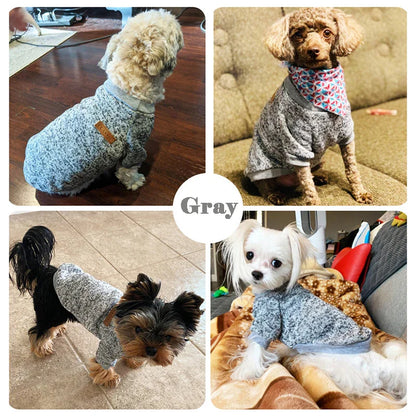 Veste d'hiver chaude pour chiots et chats, vêtements pour petits chiens, chihuahuas, schnauzers, carlins, sweat-shirts, costumes décontractés pour animaux de compagnie