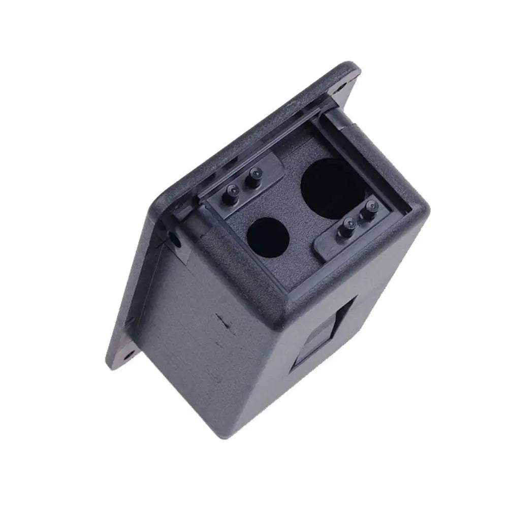 Boîte de batterie de micro de guitare noire Durable, support de batterie en plastique 9V, boîte de rangement de pièces de guitare, boîtier de batterie
