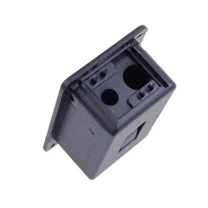 Boîte de batterie de micro de guitare noire Durable, support de batterie en plastique 9V, boîte de rangement de pièces de guitare, boîtier de batterie