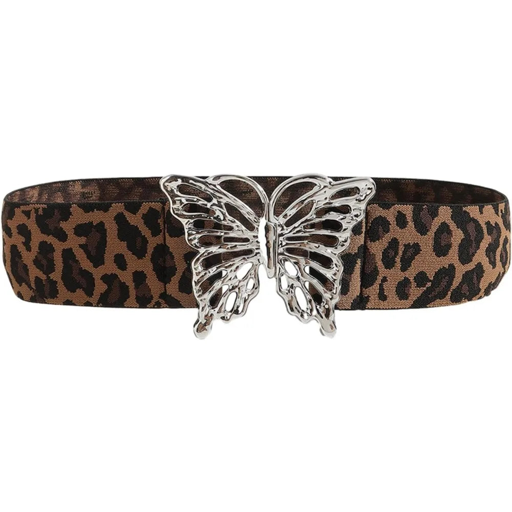 Waist Chain Elegant Butterfly Cowgirl Belt For Women Prom Banquet Club Party For Jeans Dresse Club Bar Elastic Waist Belt