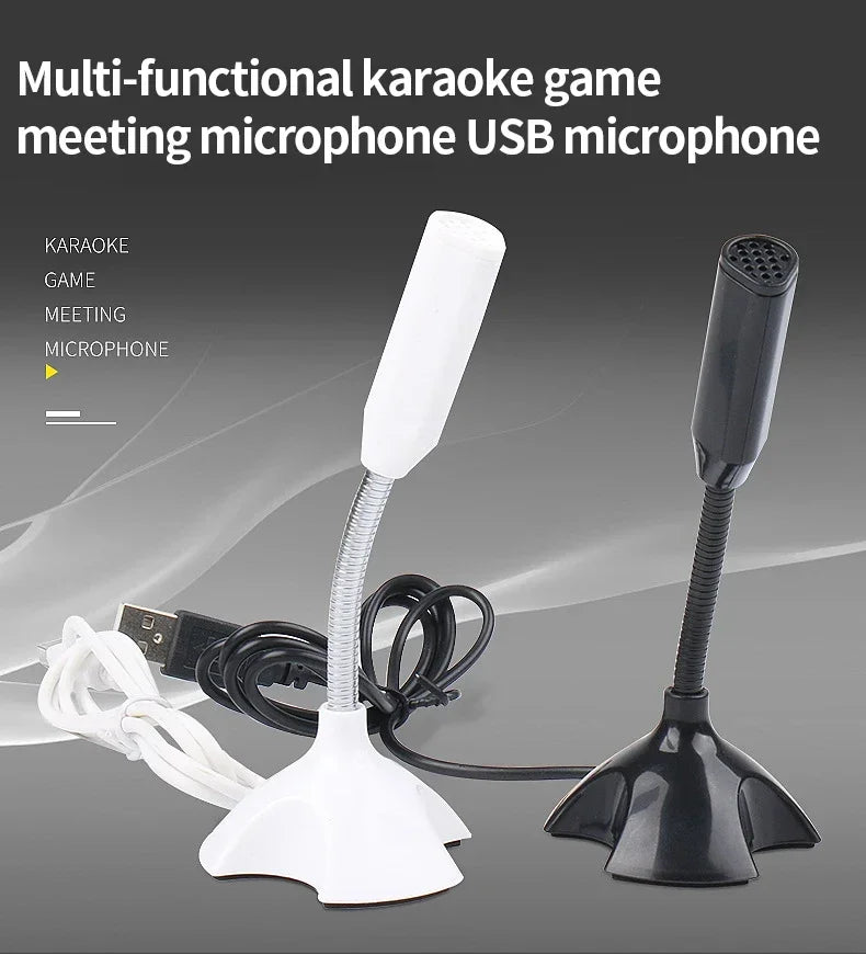Microphone USB réglable professionnel de haute qualité pour ordinateur portable et ordinateur Studio chant jeu Streaming Mikrofon support micro