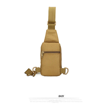 Petit sac de poitrine de Camouflage antivol pour l'extérieur, sac à bandoulière de randonnée en Nylon pour chasse, pêche, Camping, Cycking