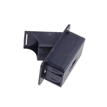 Boîte de batterie de micro de guitare noire Durable, support de batterie en plastique 9V, boîte de rangement de pièces de guitare, boîtier de batterie