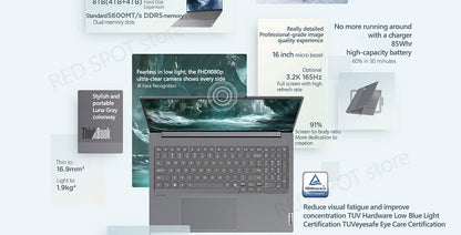 Lenovo ThinkBook 16+  2025 laptop U9 285H ARC 32G+1TB SSD 16'' 3.2K 165Hz