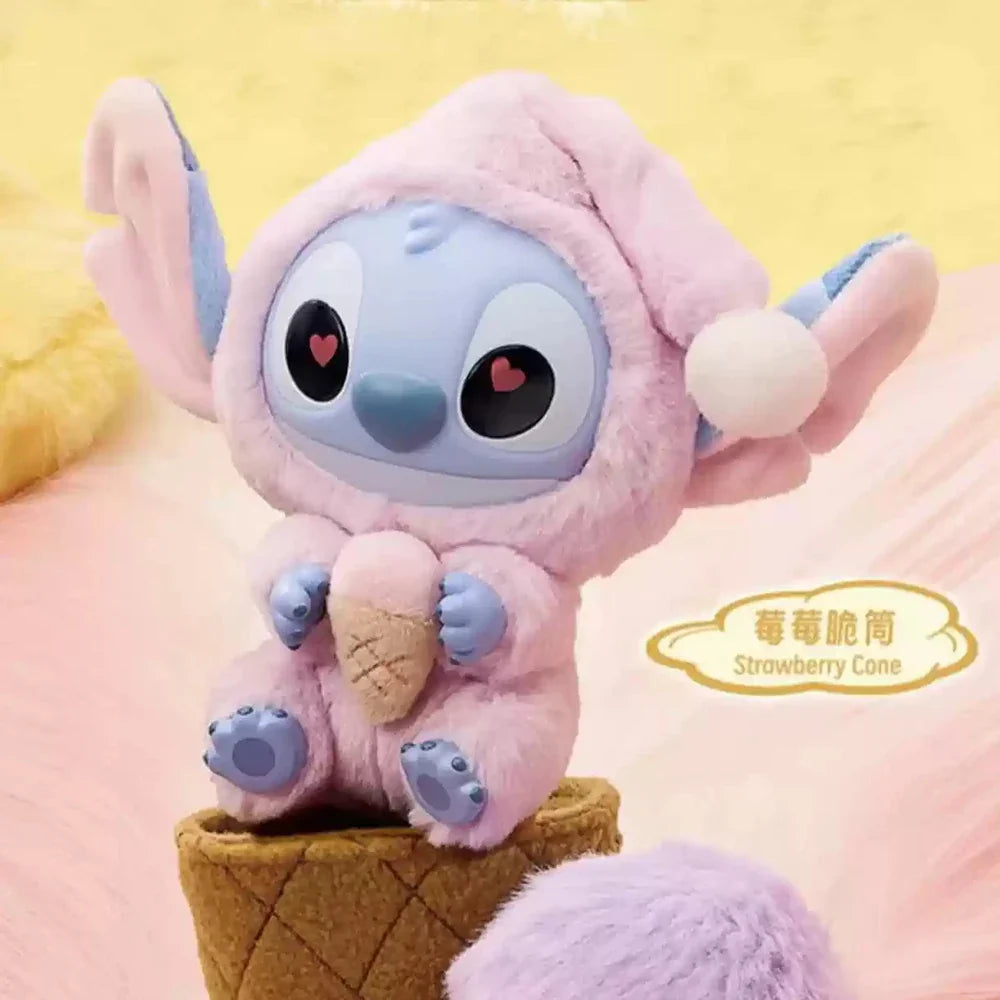 Stitch Eat Some Thing Before Sleep Series Vinyl Blind Box Bag Plush Pendant Cute Doll Mystery Box Toy Adult Gift