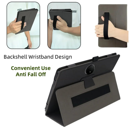 Flip Cover for TCL NXTPAPER 14 Tablet Case 14.3 Inches Fold Stand Folio Pu Leather Cases with Handheld for NxtPaper 14.3" 2024