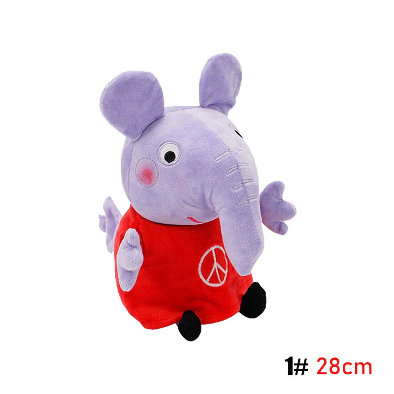 28Cm Peppa Pig Plush Toy Peppa Forever Friends Bigger Edmund Elephant Pedro Pony Suzy Sheep Zoe Zebra Room Kids Birthday Gift