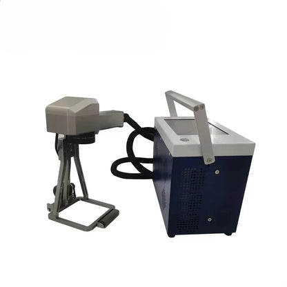 High-Precision 20W 30W 50W Portable Fiber Laser Marking Machine with Rotary for Metal Steel Handheld Laser Marker