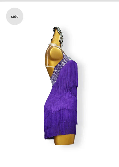 Robes de danse latine à franges, Costume de compétition Sexy pour femmes, vêtements d'entraînement pour salle de bal, Costume grande taille pour filles, Performance de Cabaret, 2026