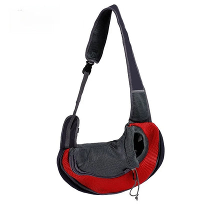 Sac à dos pour animaux de compagnie, sac de transport de voyage portable, sac à bandoulière extérieur mains libres adapté aux fournitures pour animaux de compagnie de chat et de chien