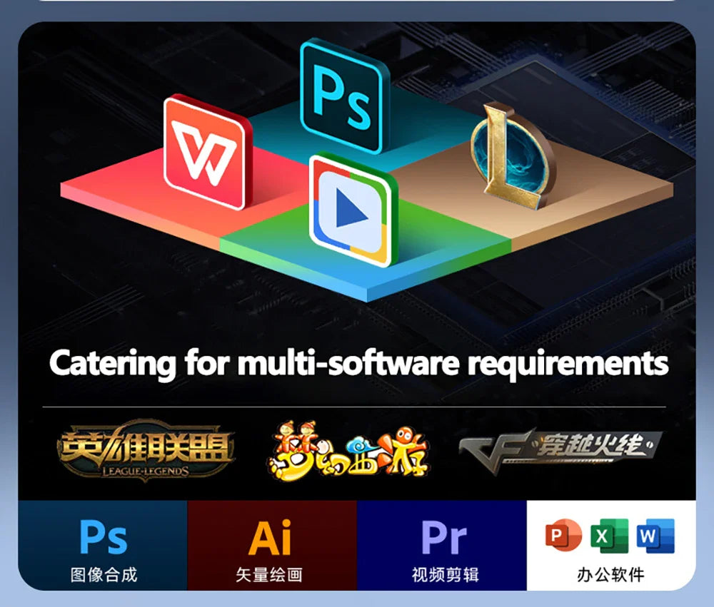 PC portable gamer 16 pouces Intel 5805 I9-11900H DDR4 Windows 11 32 Go RAM 2 To SSD HDMI Caméra HD 8 cœurs 16 threads