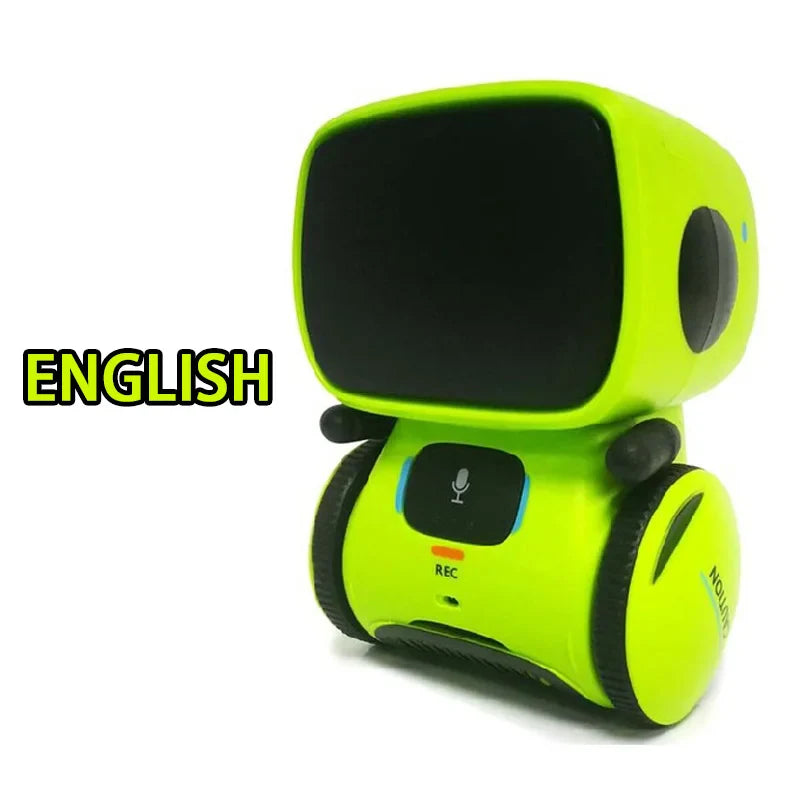 Robot jouet Robots intelligents Version russe, anglaise et espagnole jouets à commande vocale et tactile Robot RC éducatif interactif